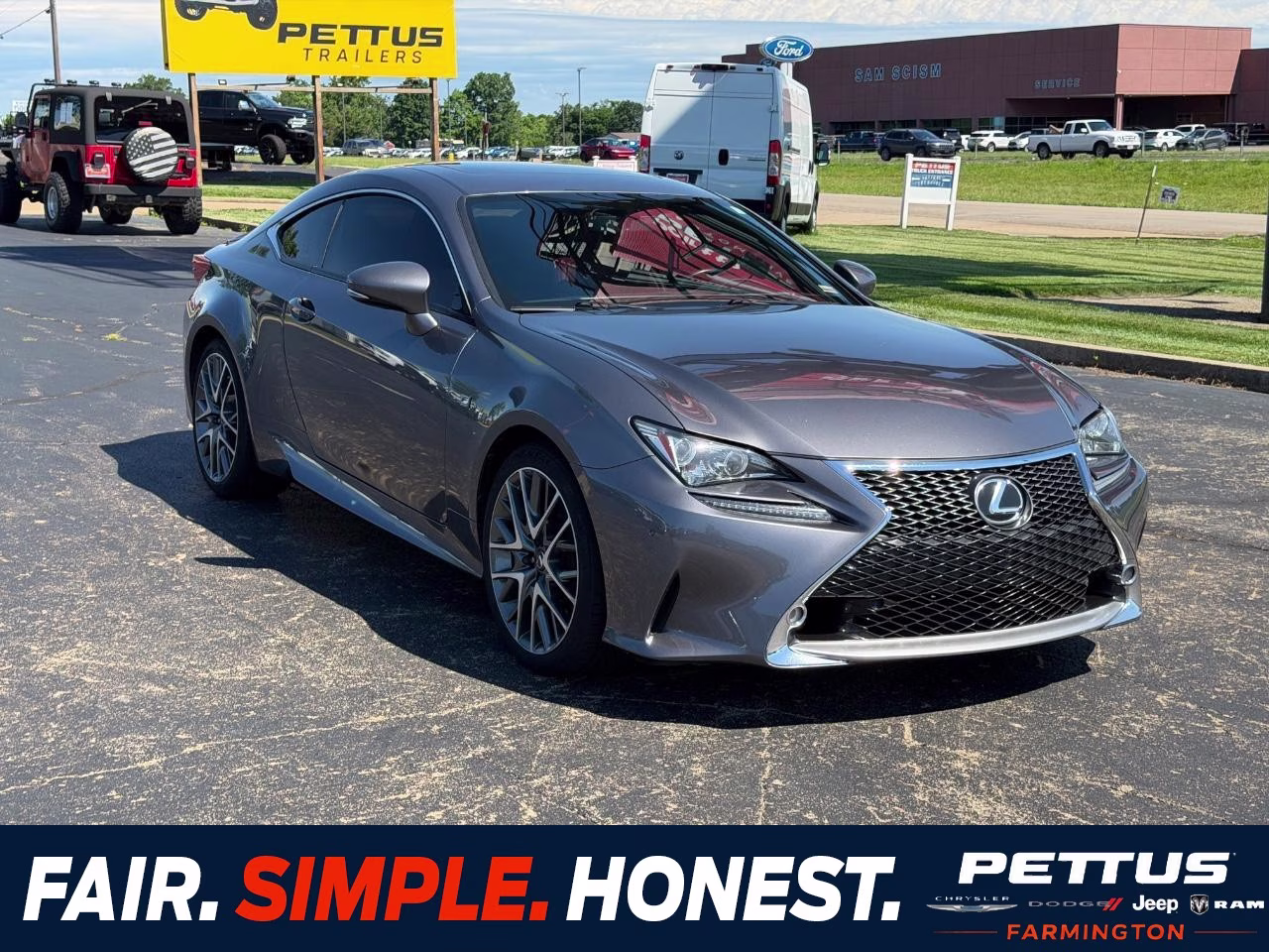 2015 Nebula Gray Pearl Lexus RC 350 2dr Cpe RWD RWD Coupe