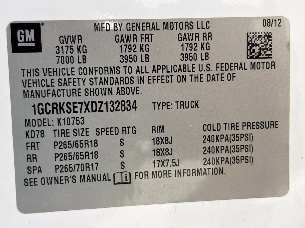 2013 Summit White Chevrolet Silverado 1500 LT 4X4 Truck