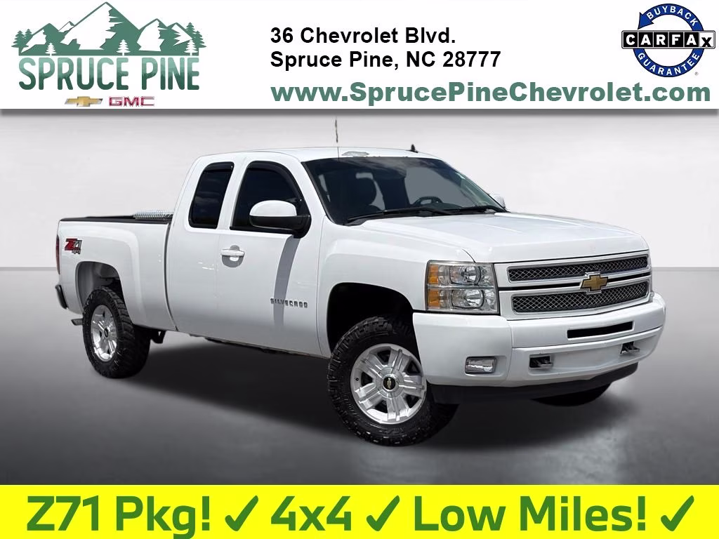 2013 Summit White Chevrolet Silverado 1500 LT 4X4 Truck
