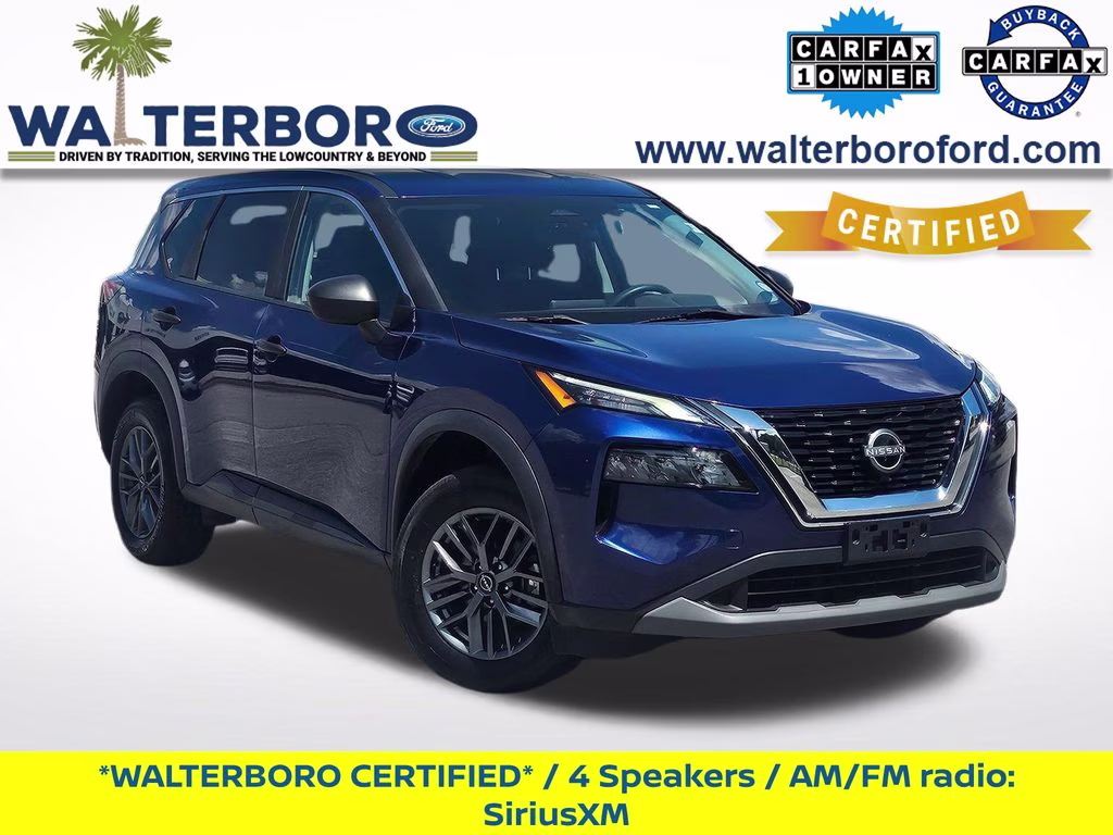 2023 Caspian Blue Metallic Nissan Rogue S FWD SUV