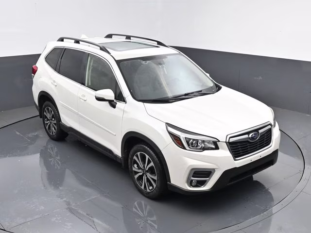 2019 Crystal White Pearl Subaru Forester Limited AWD SUV