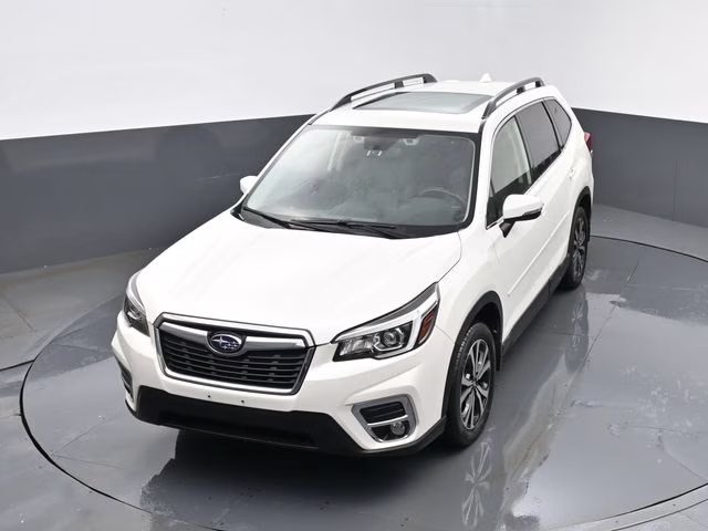 2019 Crystal White Pearl Subaru Forester Limited AWD SUV