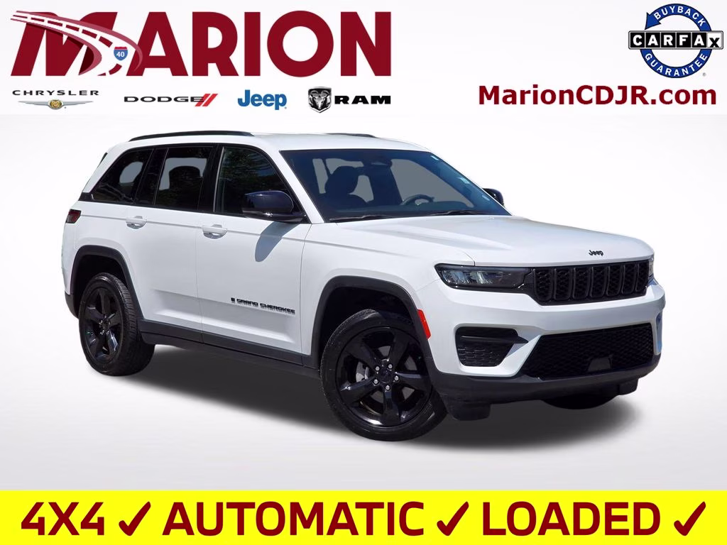 2023 Bright White Clearcoat Jeep Grand Cherokee Altitude X 4X4 SUV