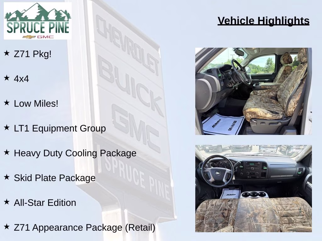 2013 Summit White Chevrolet Silverado 1500 LT 4X4 Truck