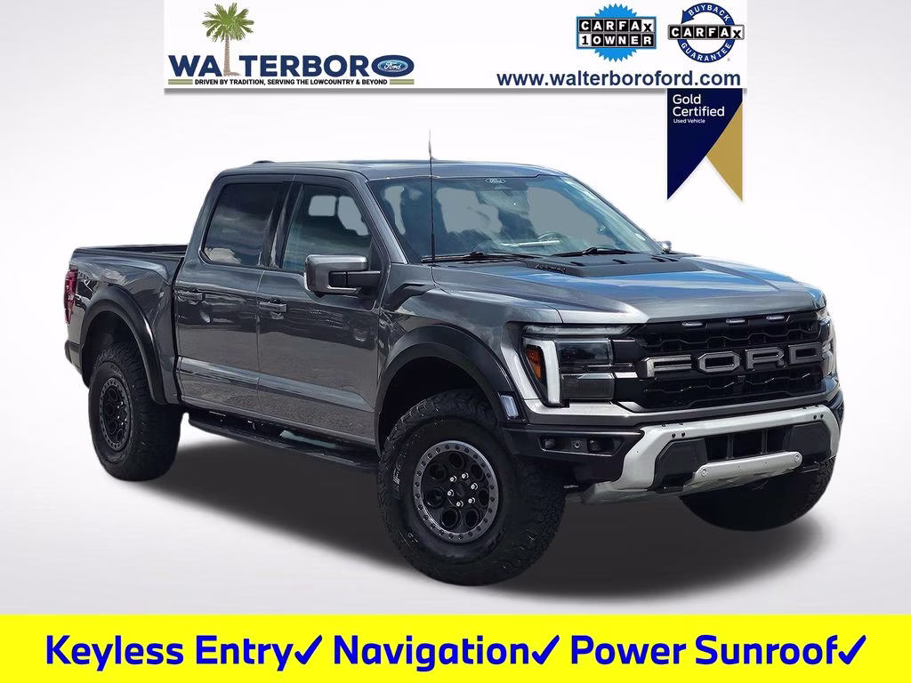 2024 Carbonized Gray Metallic Ford F-150 Raptor 4X4 Truck