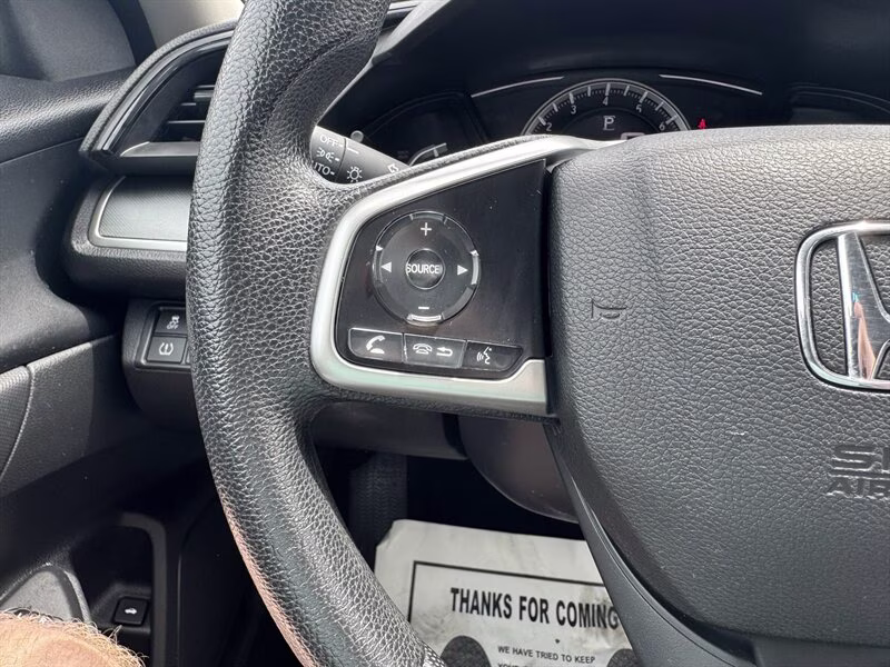 2018 Rallye Red Honda Civic LX FWD Sedan