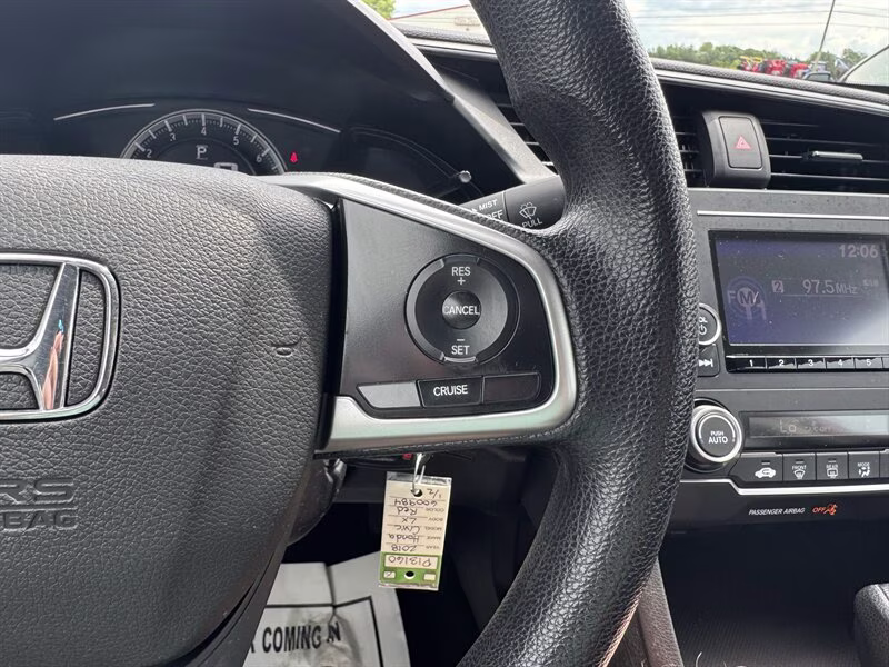2018 Rallye Red Honda Civic LX FWD Sedan