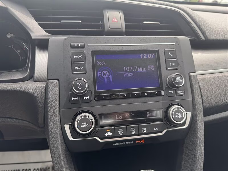 2018 Rallye Red Honda Civic LX FWD Sedan