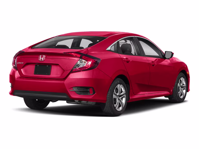 2018 Rallye Red Honda Civic LX FWD Sedan