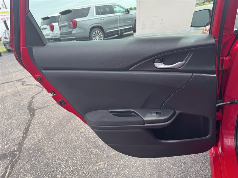 2018 Rallye Red Honda Civic LX FWD Sedan