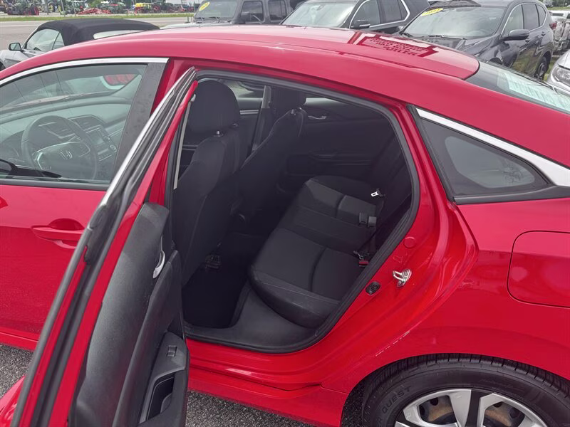 2018 Rallye Red Honda Civic LX FWD Sedan