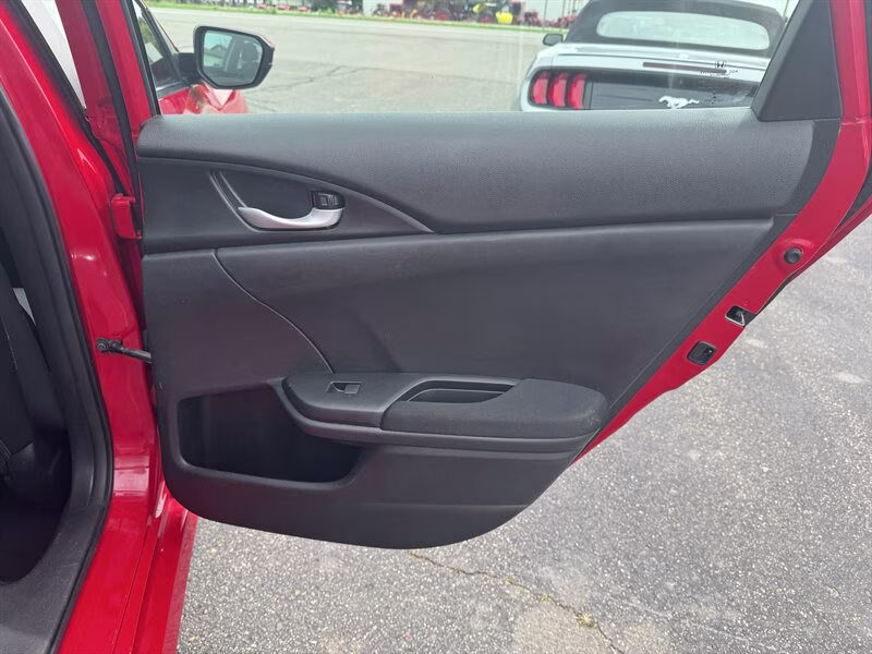 2018 Rallye Red Honda Civic LX FWD Sedan