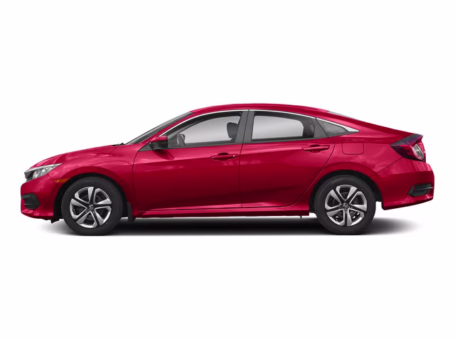 2018 Rallye Red Honda Civic LX FWD Sedan