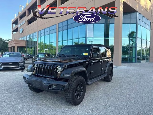 2020 Black Clearcoat Jeep Wrangler Unlimited Willys 4X4 Convertible