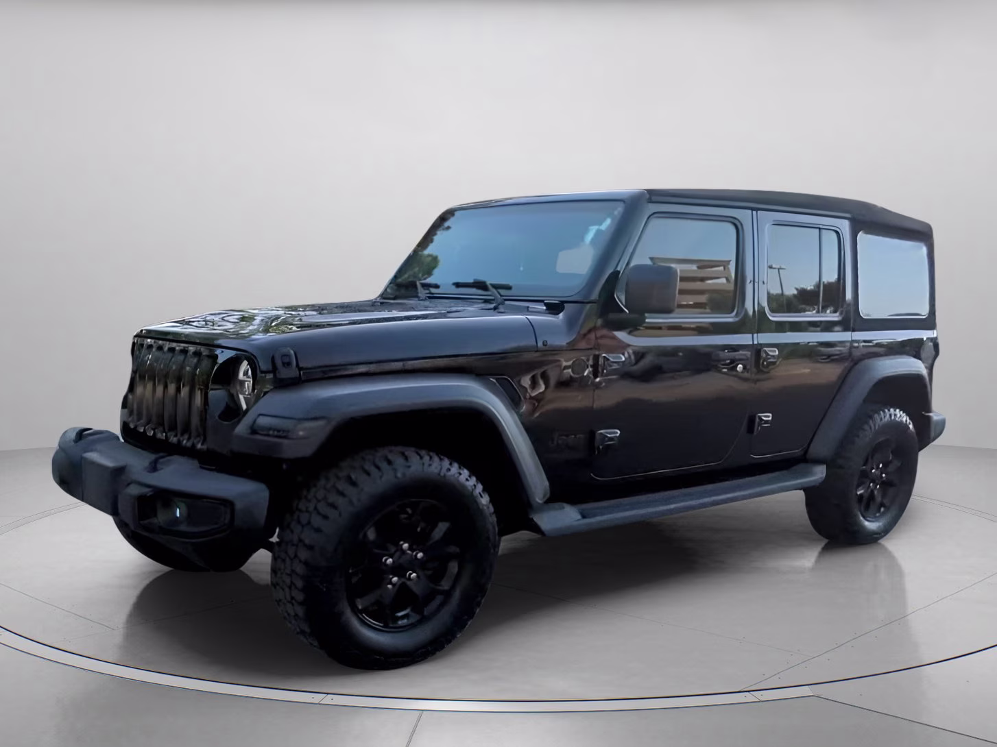 2020 Black Clearcoat Jeep Wrangler Unlimited Willys 4X4 Convertible