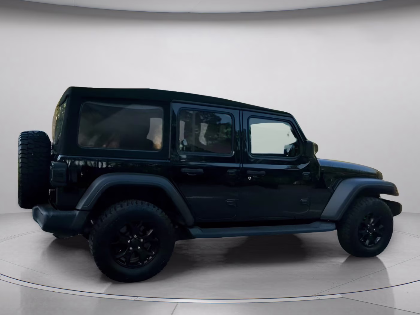 2020 Black Clearcoat Jeep Wrangler Unlimited Willys 4X4 Convertible