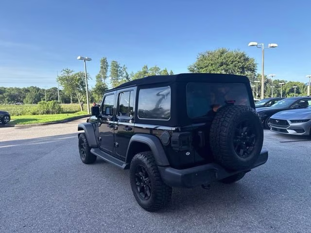 2020 Black Clearcoat Jeep Wrangler Unlimited Willys 4X4 Convertible