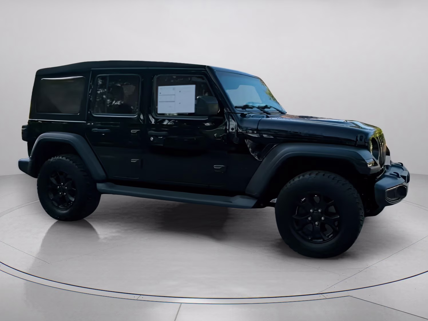2020 Black Clearcoat Jeep Wrangler Unlimited Willys 4X4 Convertible