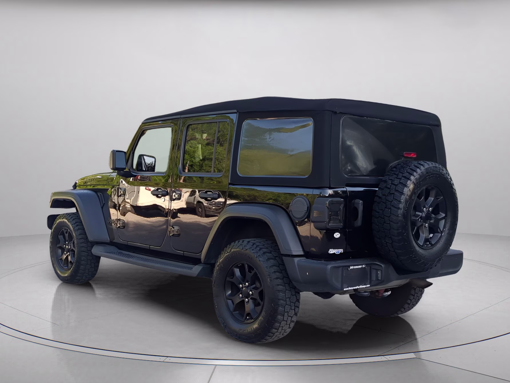 2020 Black Clearcoat Jeep Wrangler Unlimited Willys 4X4 Convertible