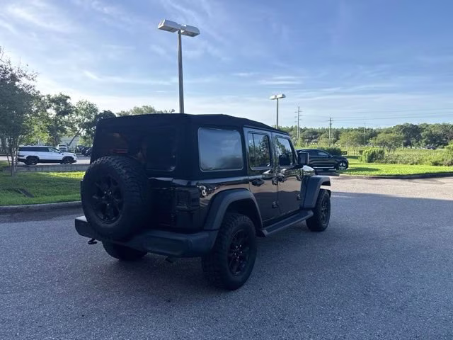 2020 Black Clearcoat Jeep Wrangler Unlimited Willys 4X4 Convertible