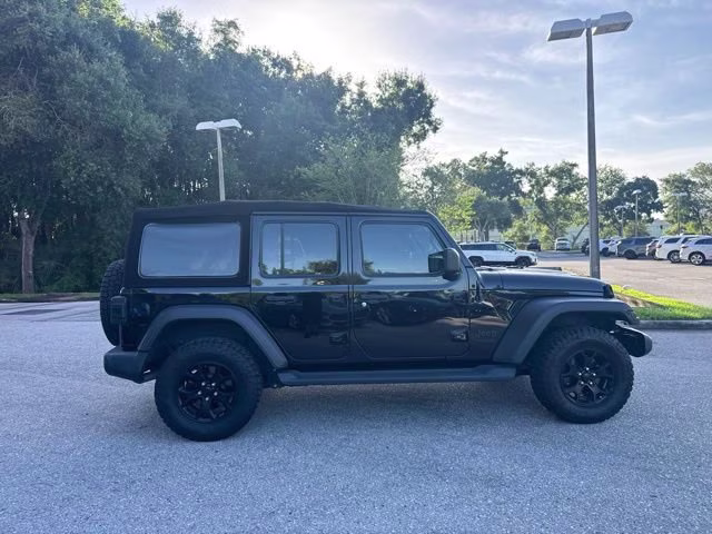 2020 Black Clearcoat Jeep Wrangler Unlimited Willys 4X4 Convertible