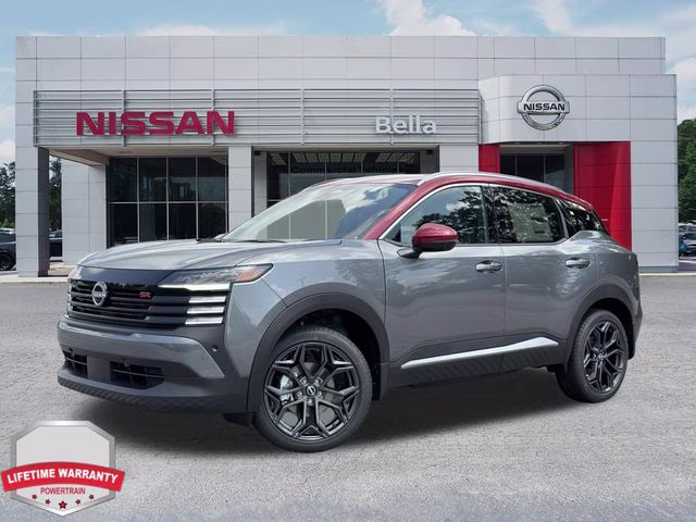 2026 Gun Metallic/Scarlet Ember Tintcoat Nissan Kicks SR FWD SUV
