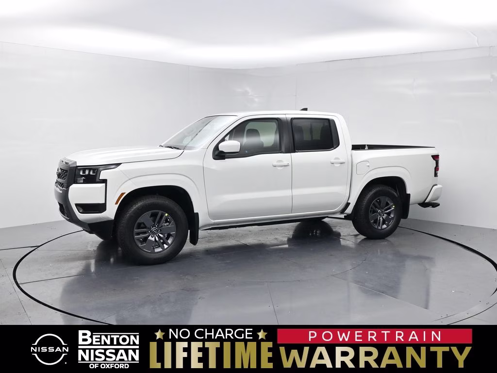 2026 Glacier White Nissan Frontier SV RWD Truck