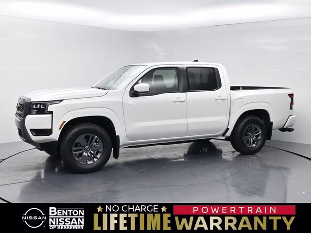 2026 Glacier White Nissan Frontier SV RWD Truck