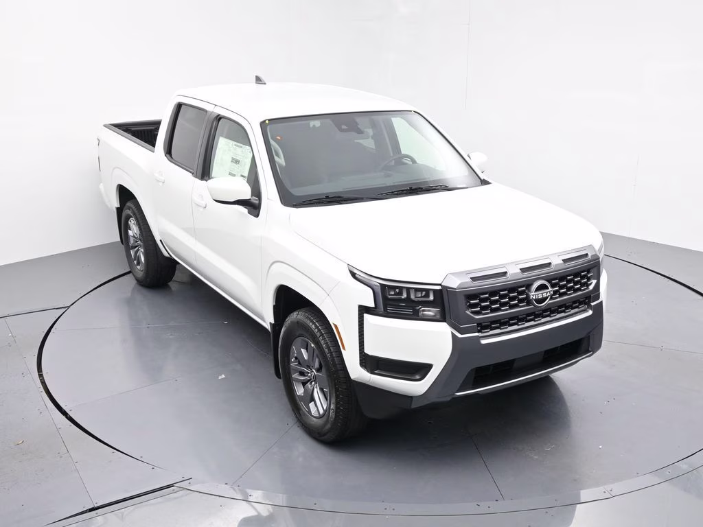 2026 Glacier White Nissan Frontier SV RWD Truck