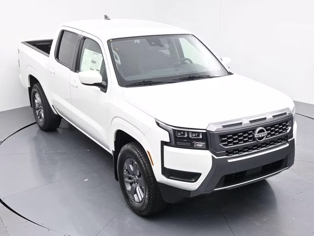 2026 Glacier White Nissan Frontier SV RWD Truck