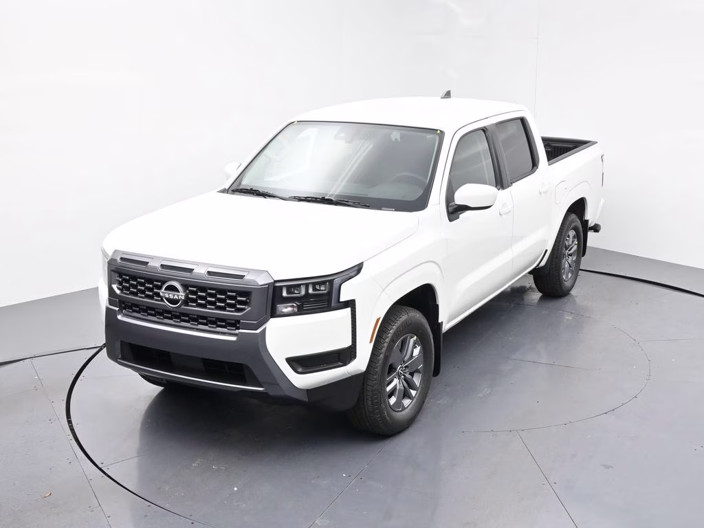 2026 Glacier White Nissan Frontier SV RWD Truck