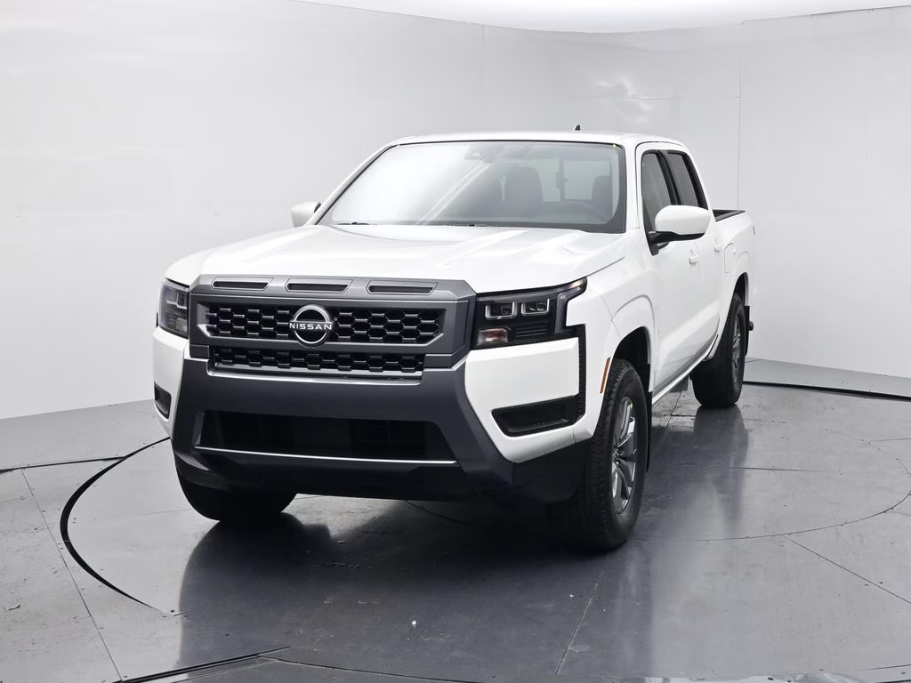 2026 Glacier White Nissan Frontier SV RWD Truck