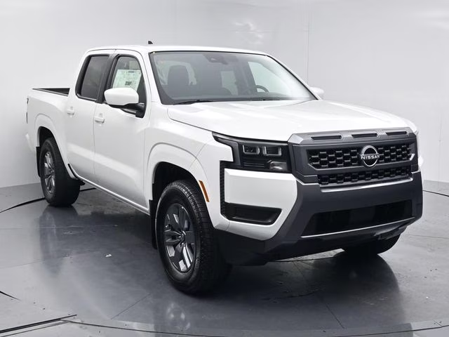 2026 Glacier White Nissan Frontier SV RWD Truck