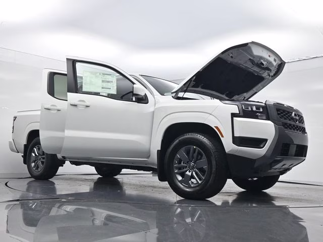 2026 Glacier White Nissan Frontier SV RWD Truck