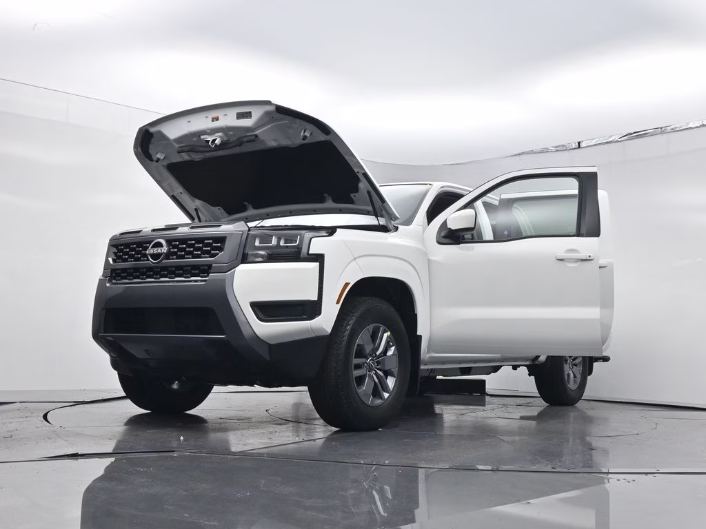 2026 Glacier White Nissan Frontier SV RWD Truck