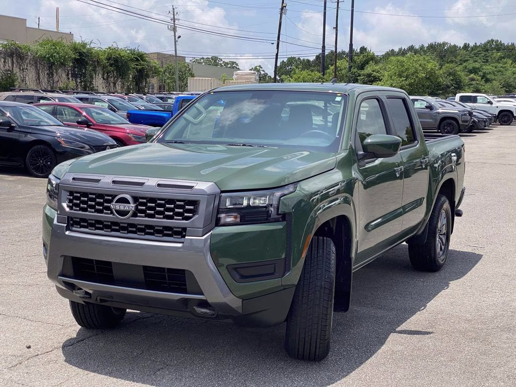 2026 Tactical Green Metallic Nissan Frontier SV 4X4 Truck