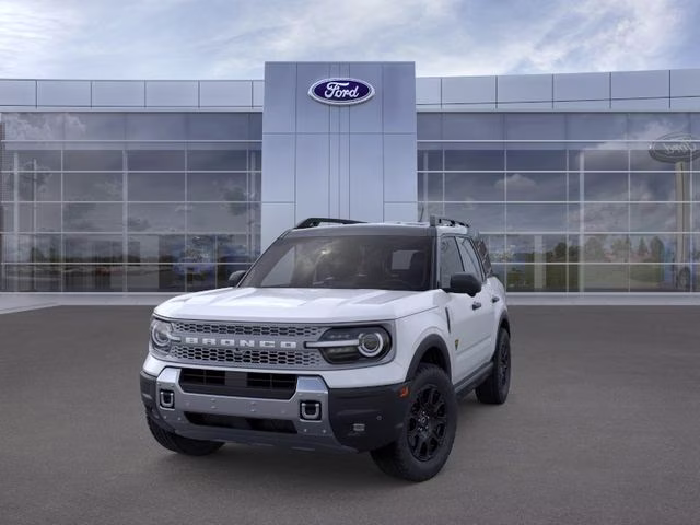 2026 White Metallic Ford Bronco Sport Badlands 4X4 SUV