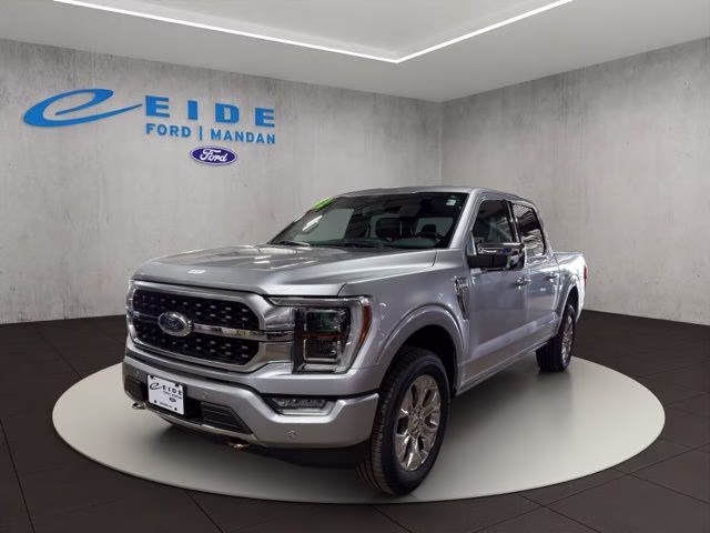 2022 Silver Metallic Ford F-150 Platinum 4X4 Truck