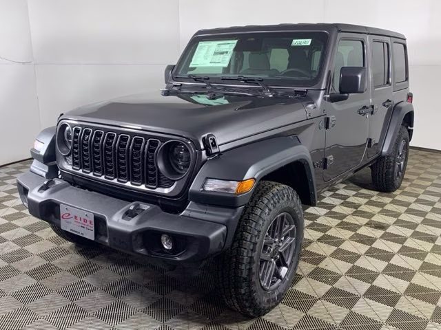 2026 Granite Crystal Metallic Clearcoat Jeep Wrangler 4-Door Sport S 4X4 SUV