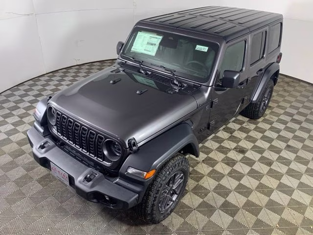 2026 Granite Crystal Metallic Clearcoat Jeep Wrangler 4-Door Sport S 4X4 SUV