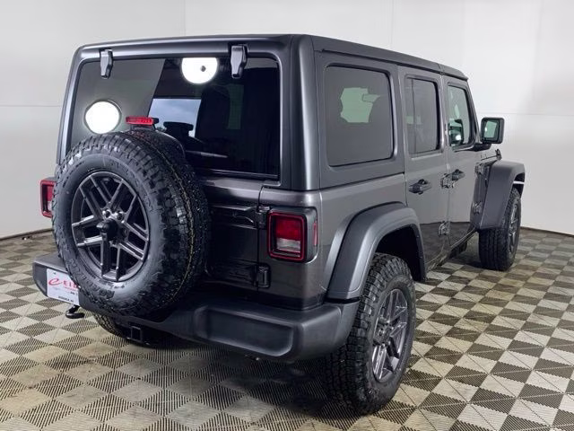 2026 Granite Crystal Metallic Clearcoat Jeep Wrangler 4-Door Sport S 4X4 SUV
