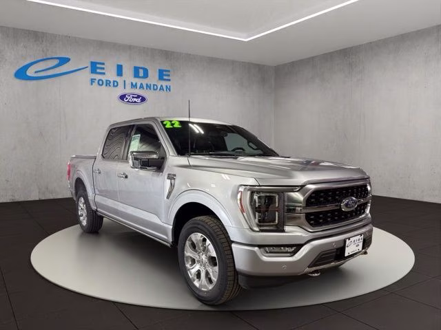 2022 Silver Metallic Ford F-150 Platinum 4X4 Truck