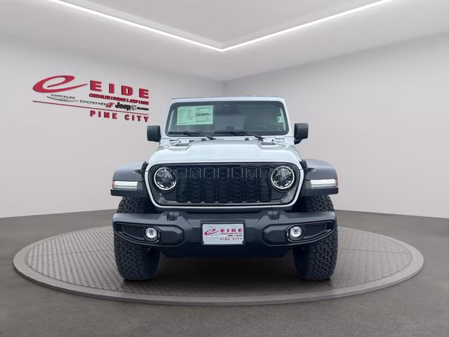 2026 Bright White Clearcoat Jeep Wrangler Willys 4X4 SUV