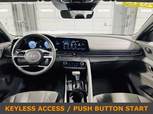 2025 Serenity White Hyundai Elantra SEL Convenience FWD Sedan