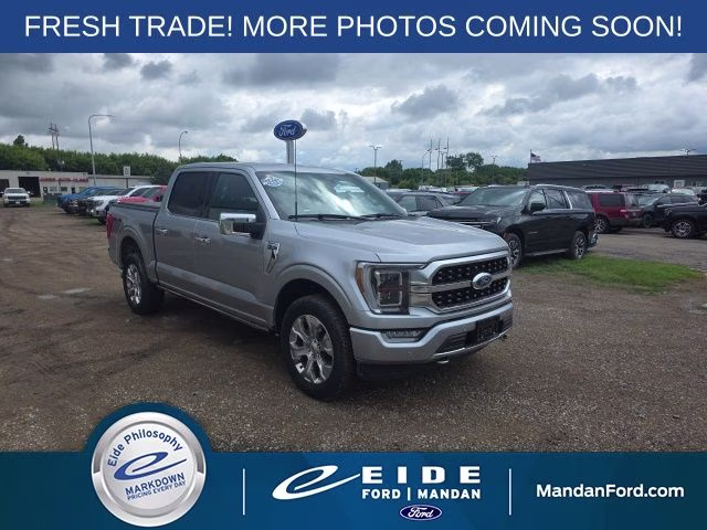2022 Iconic Silver Metallic Ford F-150 Platinum 4X4 Truck