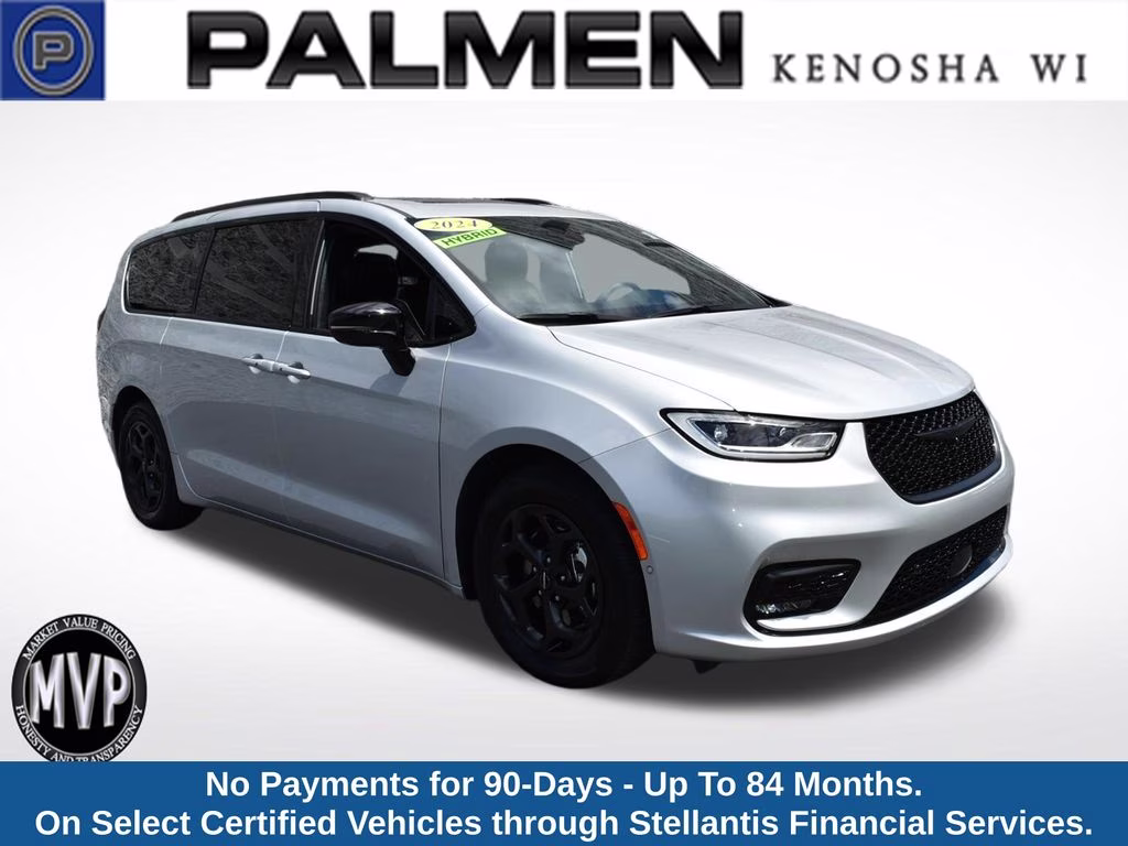 2024 Silver Mist Clearcoat Chrysler Pacifica Hybrid Select Premium S Appearance FWD Van