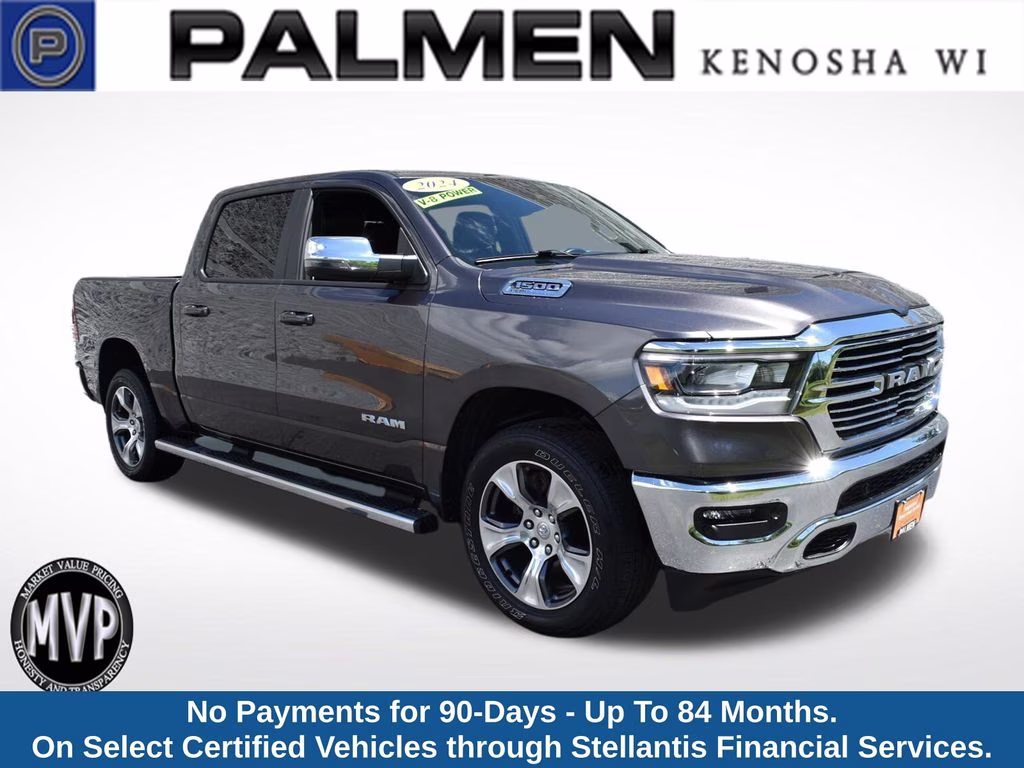 2024 Granite Crystal Metallic Clearcoat Ram 1500 Laramie 4X4 Truck