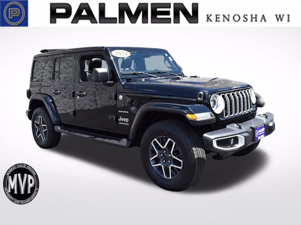 2024 Black Clearcoat Jeep Wrangler Sahara 4X4 SUV