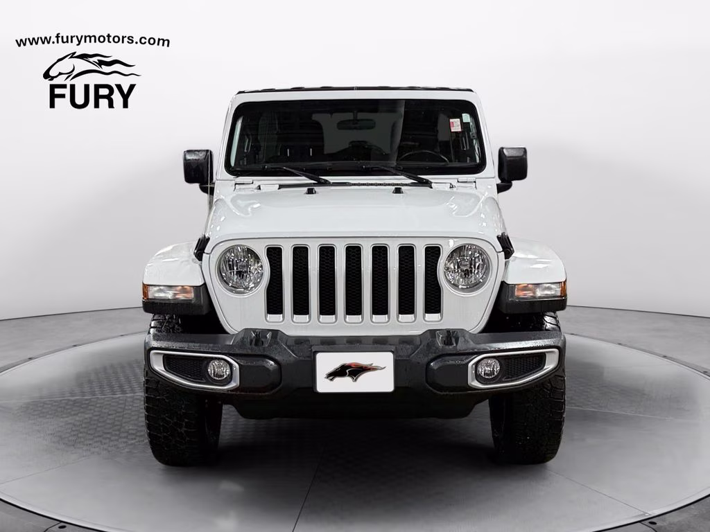 2021 Bright White Clearcoat Jeep Wrangler Unlimited Sahara 4x4 4X4 SUV