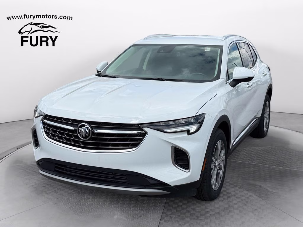 2023 Summit White Buick Envision Preferred w/Enhanced Driver Confidence Pkg AWD SUV